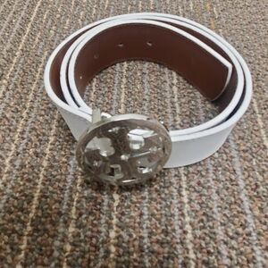 White Tory Burch Belt Originally $178
